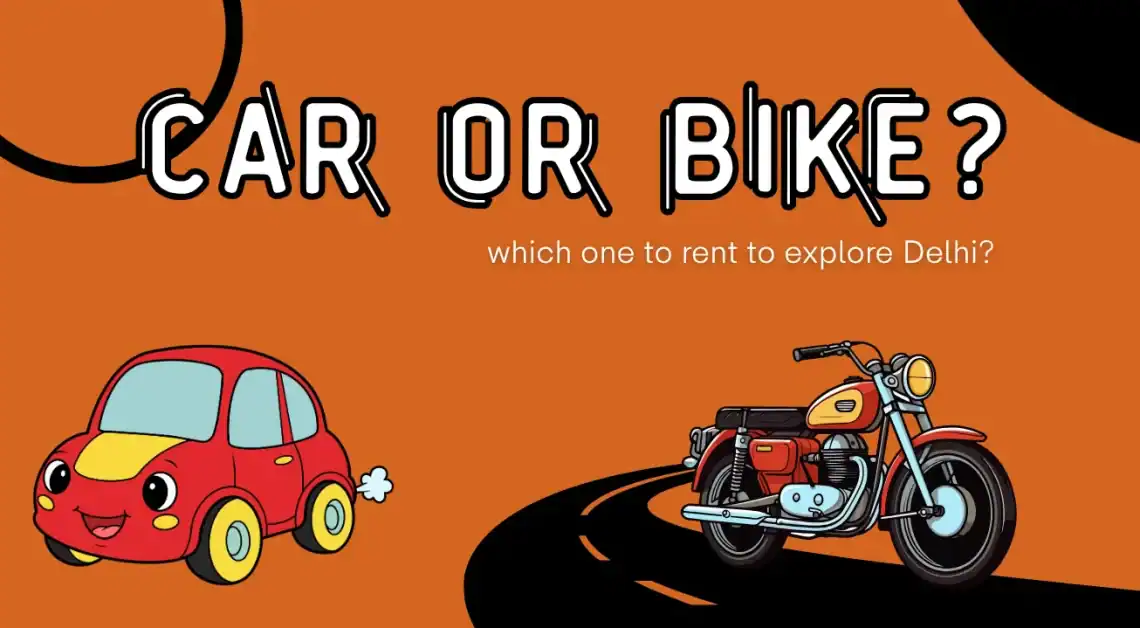 explore Delhi by motorcycle