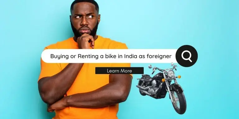 Renting a Bike in India