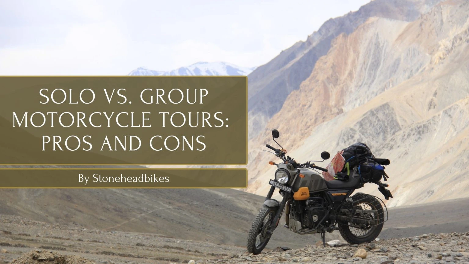 Solo vs. Group Motorcycle Tours