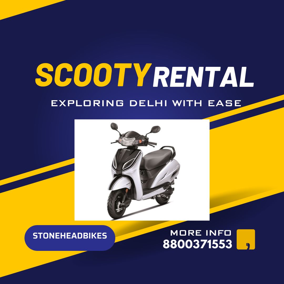 Scooty Rentals in Delhi