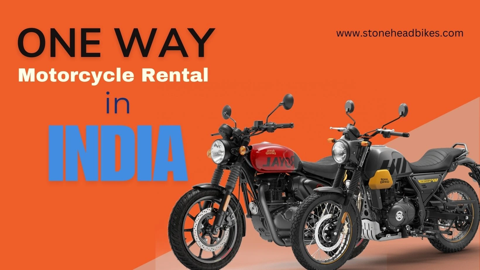 One Way Motorcycle Rental in India