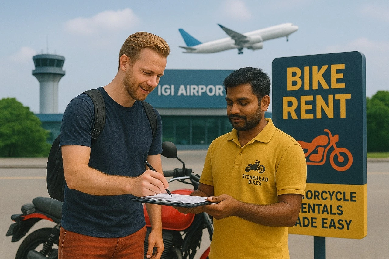 Bike Rent Near IGI Airport