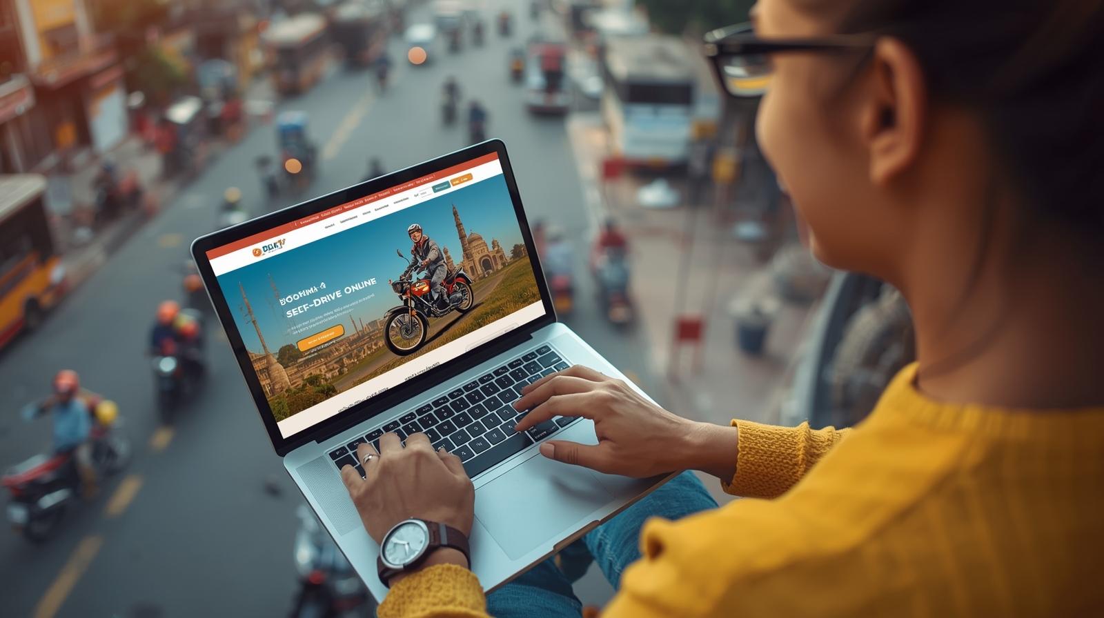 Self Drive Bike Rental in Delhi