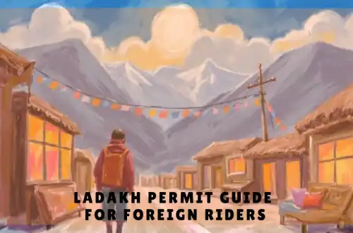 ladakh permit guide foreign riders 2026